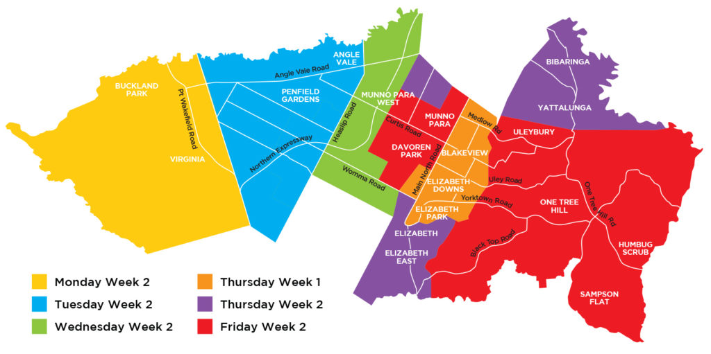 Kerbside Bin Collections NAWMA Northern Adelaide Waste Management