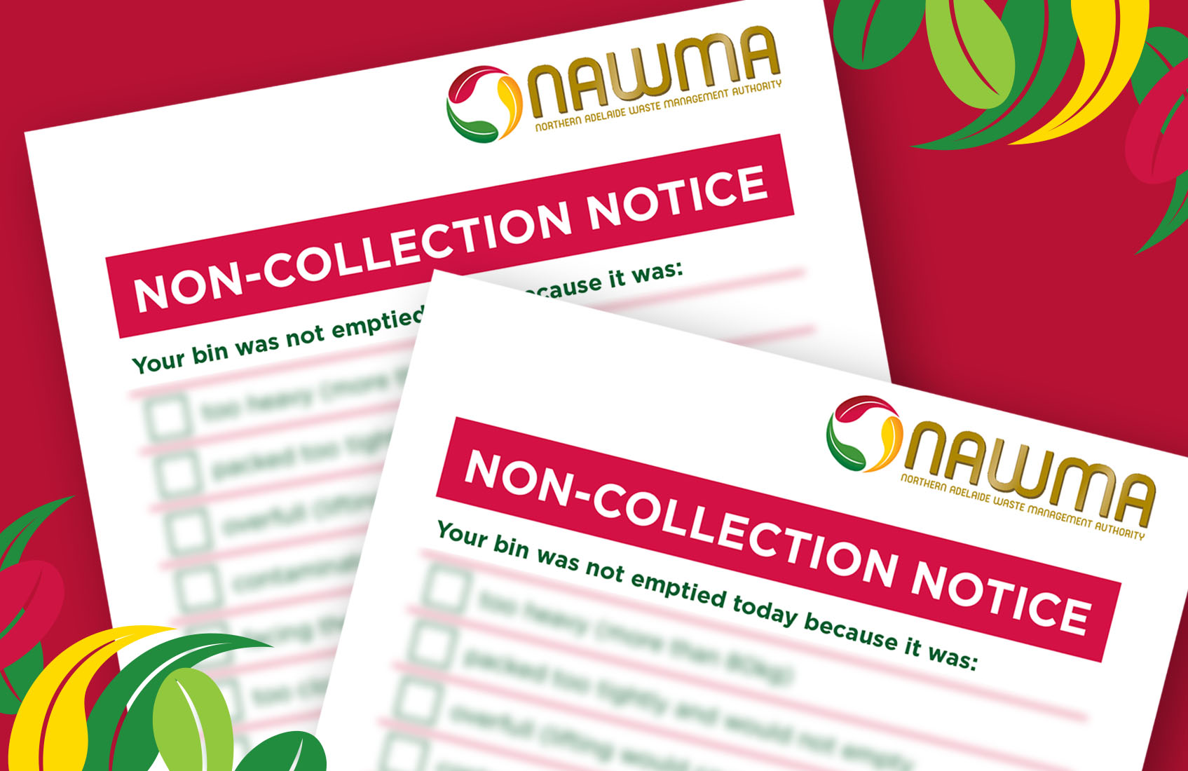 NAWMA - Was your bin Stickered?